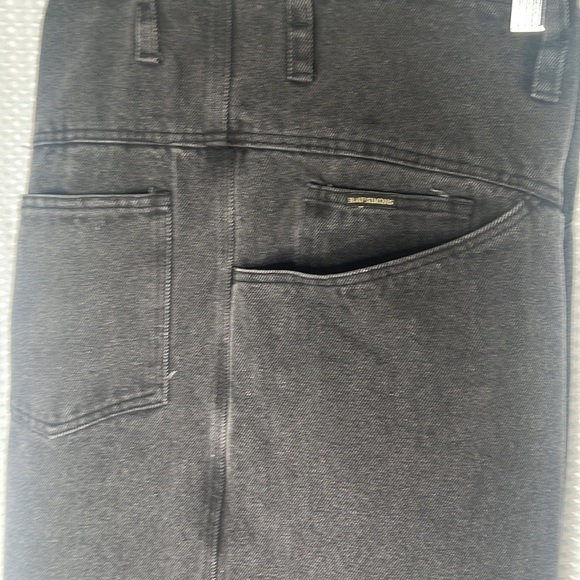 Raf Simons Archive Redux Wide Leg Jeans Black Wash Oversized Italy Sz 36 - Picture 9 of 15